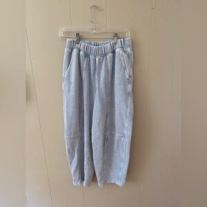 Aerie barrel leg Light Blue Jogger Pants
